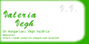 valeria vegh business card